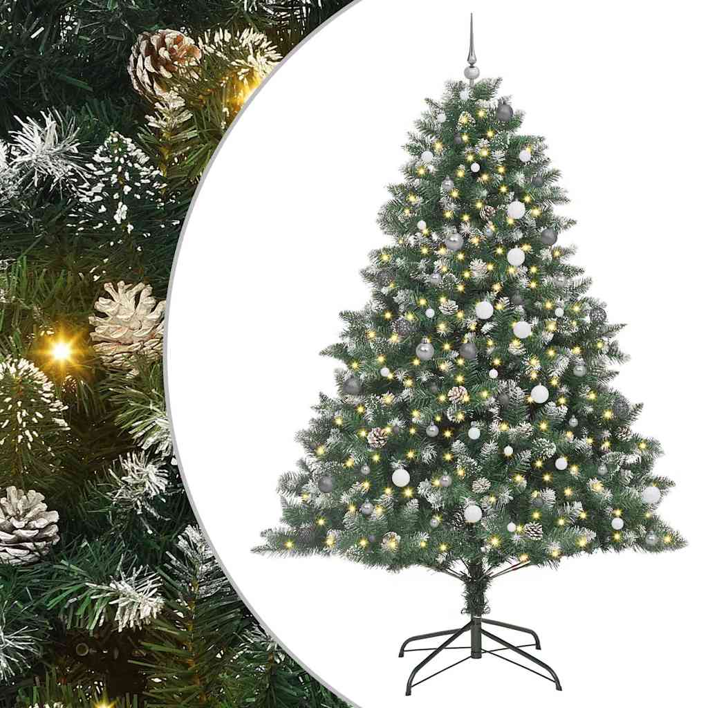Artificial Christmas Tree with Stand Green 160 x 160 x 240 cm